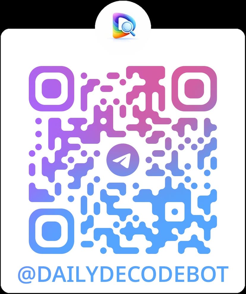 DailyDecode Telegram Bot QR